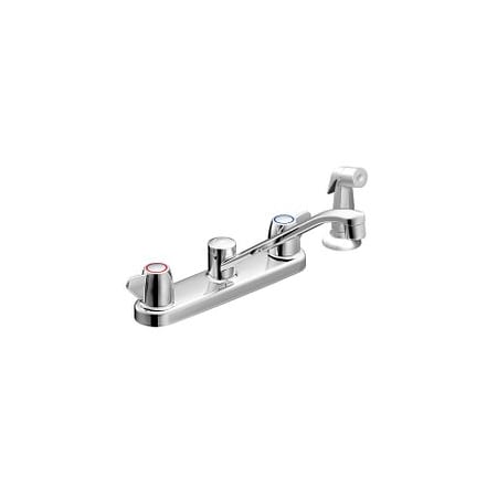 Moen Chrome Two-Handle Kitchen Faucet CA40613